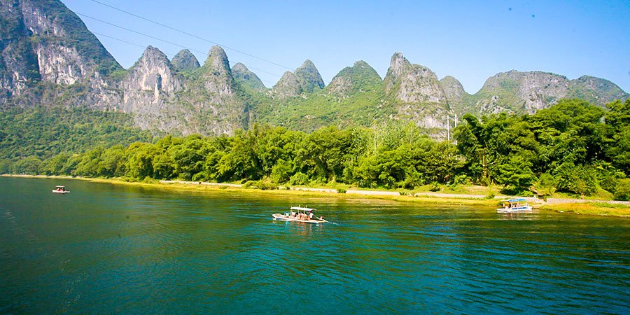 View of Li River in December