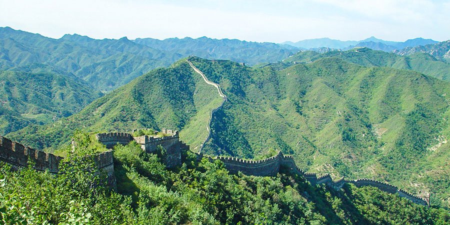 The Great Wall protected by plants