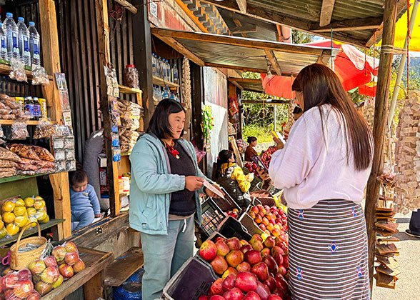Punakha Street Vendors Punakha Street Vendors