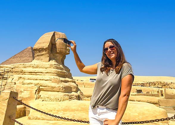 Our Guest with the Great Sphinx Our Guest with the Great Sphinx