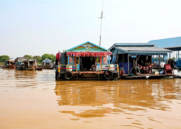 Floating Village on Tonle Sap Lake