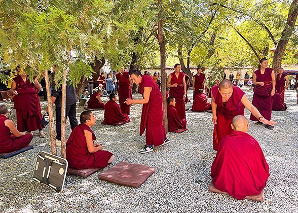 Monks Debating at the Sera Temple