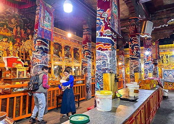 Inside the Drepung Monastery Inside the Drepung Monastery