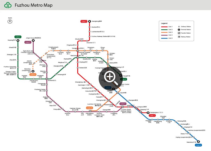 Fuzhou Metro Map