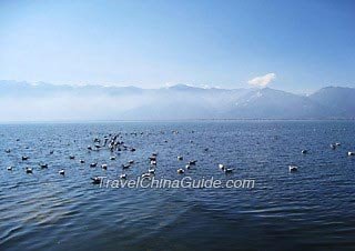 Mt. Cangshan along the Erhai Lake