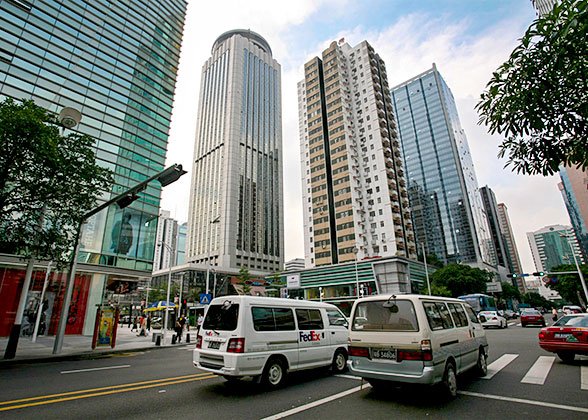 Street Scene in Shenzhen