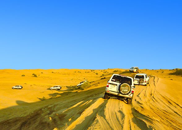 Self-drive in Sahara Desert