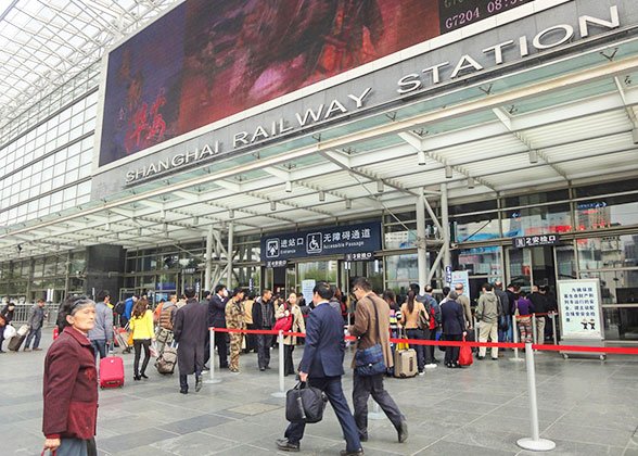 Long Queue at the Entrance during Holidays