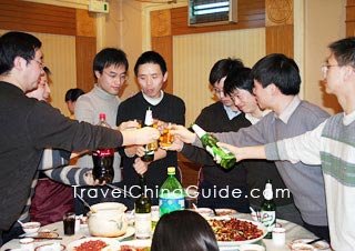 Making a toast