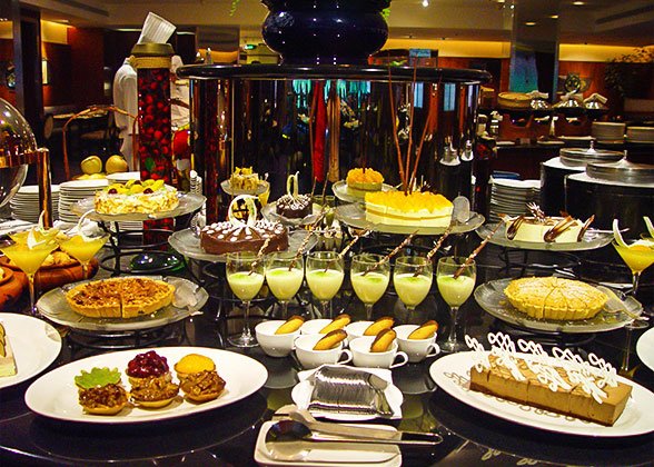 Desserts in a Western Restaurant in Xian