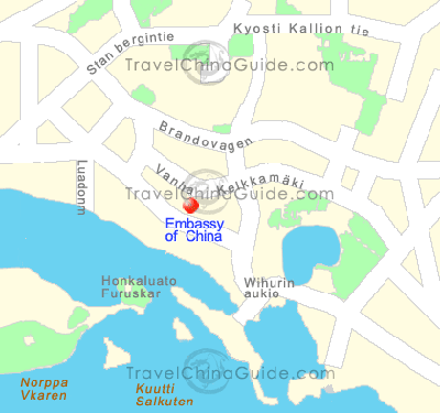China Embassy in Finland