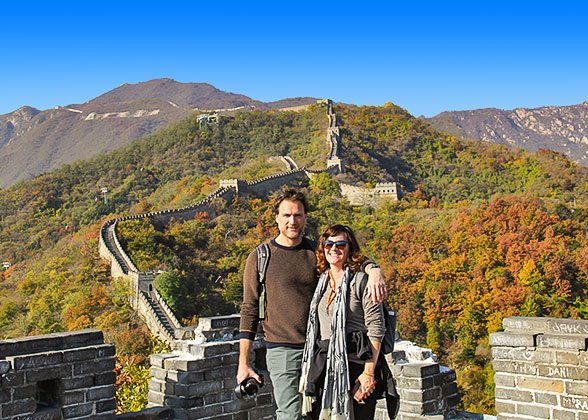 Our Guests on the Mutianyu Great Wall Our Guests on the Mutianyu Great Wall