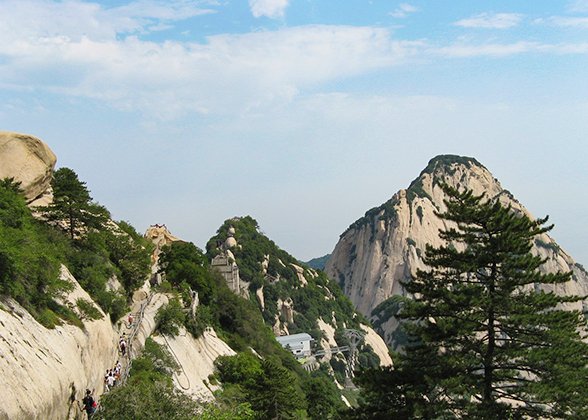 Huashan Mountain Peak View