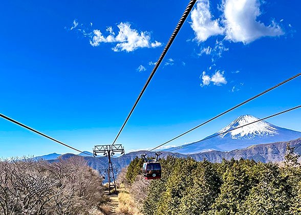 Enjoy the Mt. Fuji by the Ropeway