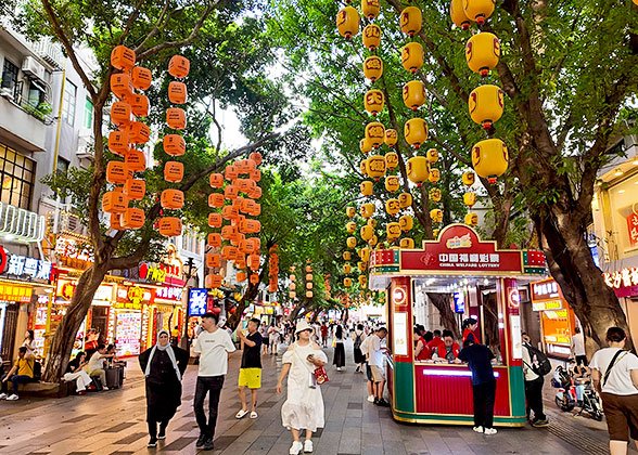 Street Scene of Guangzhou