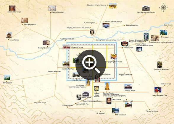 Xi'an Tourist Map