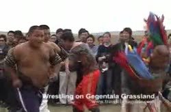 Wrestling on Gegentala Grassland 