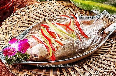 Steamed Perch