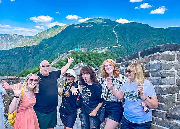 Our Guests at Mutianyu Great Wall Our Guests at Mutianyu Great Wall