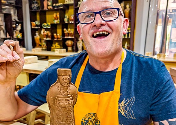 Making the Mini Terracotta Figure Making the Mini Terracotta Figure