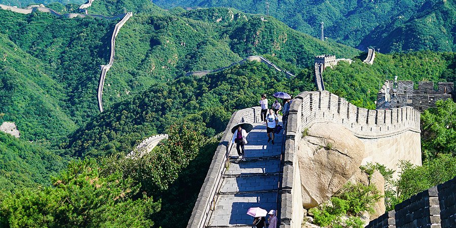 Great Wall of China in Summer