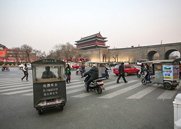 Illegal Tricycles in Xian