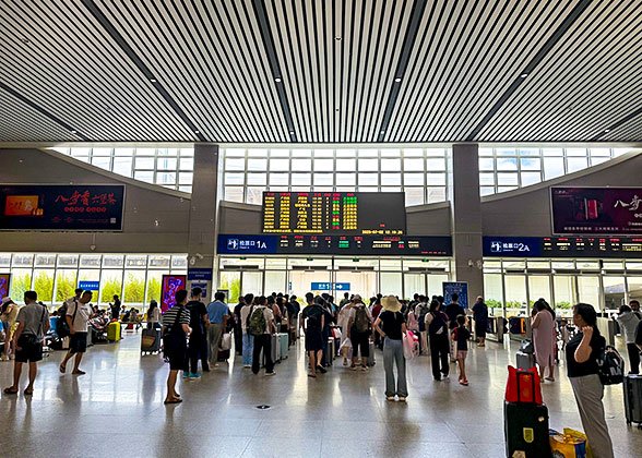 Check Gate at Guilin West Railway Station
