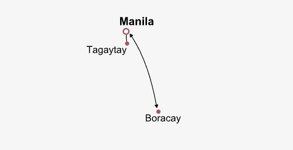 Classic Philippines Tour Itinerary Map