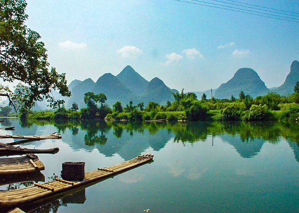 Li River View in Spring