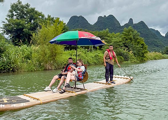 Scenic Bamboo Rafting Scenic Bamboo Rafting