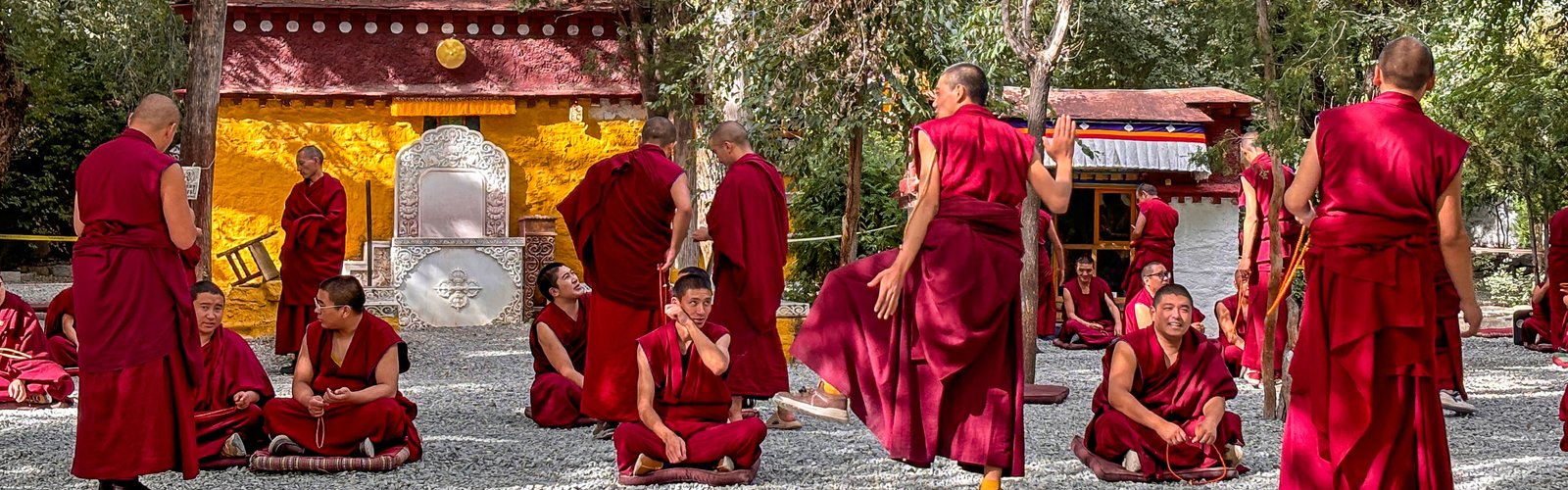 Monks Debating in Sera Temple, Lhasa