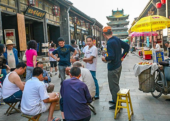 Local People at the Ming and Qing Street