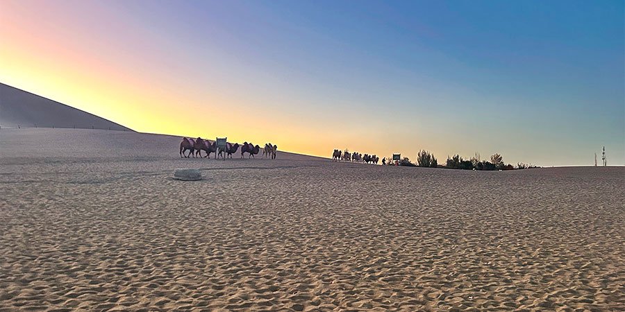 Wonderful Sunset in Inner Mongolia