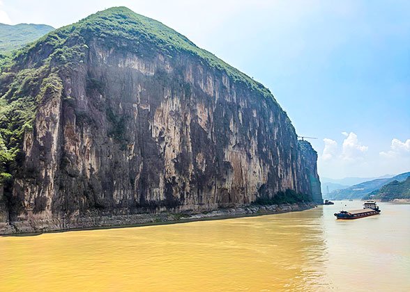 Yangtze River in Rainy Season