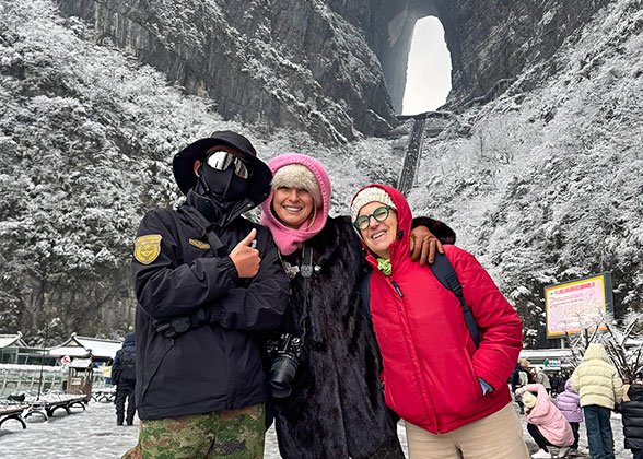 Snow View in Tianmen Mountain