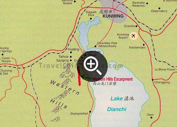 Dianchi Lake Map