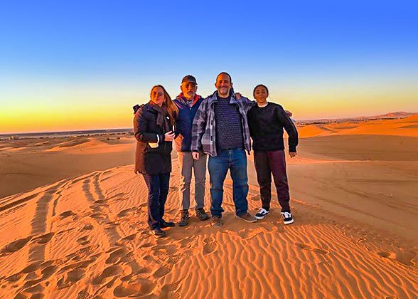 Sunset on Erg Chebbi Dune Sunset on Erg Chebbi Dune