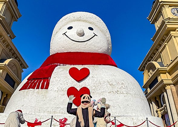 Giant Snow Man in Harbin