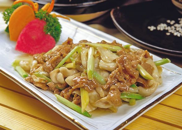 Quick-fried Mutton with Scallions Quick-fried Mutton with Scallions