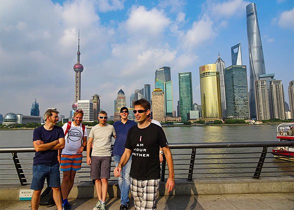 View Shanghai Futurictic Skyline View Shanghai Futurictic Skyline