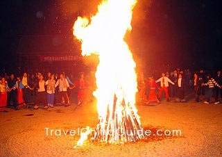 Bonfire Party, Red Maple Lake Scenic Area