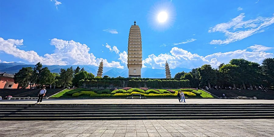 Elegant Three Pagodas