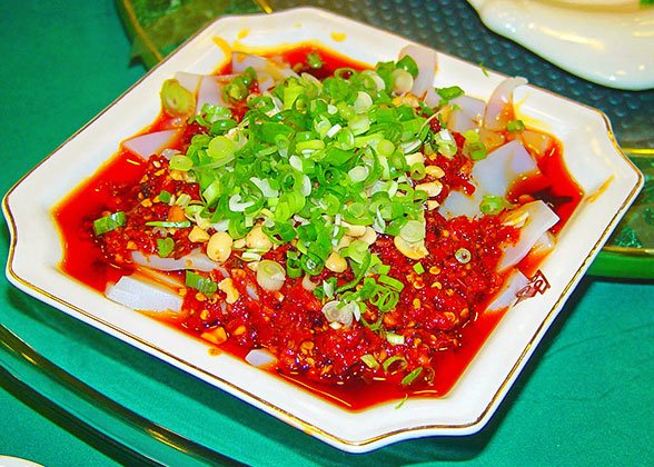 Clear Noodles in Chili Sauce, Sichuan Restaurant