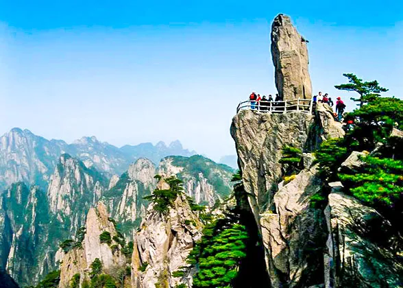 Granite peaks and rock formations on Huangshan