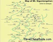 map of Mt. Siguniang