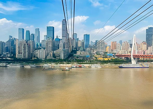 Yangtze River Cableway View