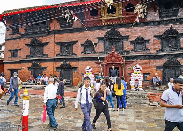 Kumari Temple at Kathmandu Durbar Square