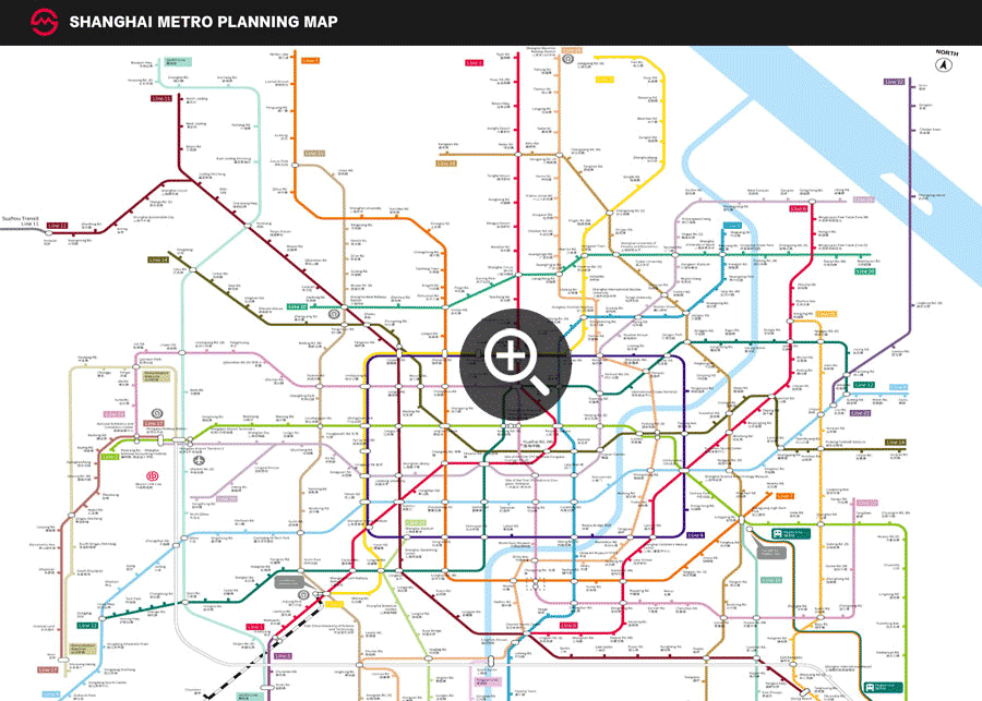 Shanghai Metro Planning Map Shanghai Metro Planning Map