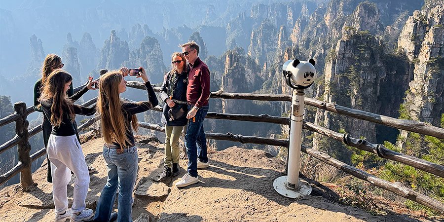 Tianzi Mountain Viewing Platform