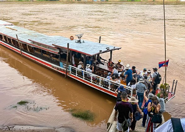 Boat Ride on the Mekong River